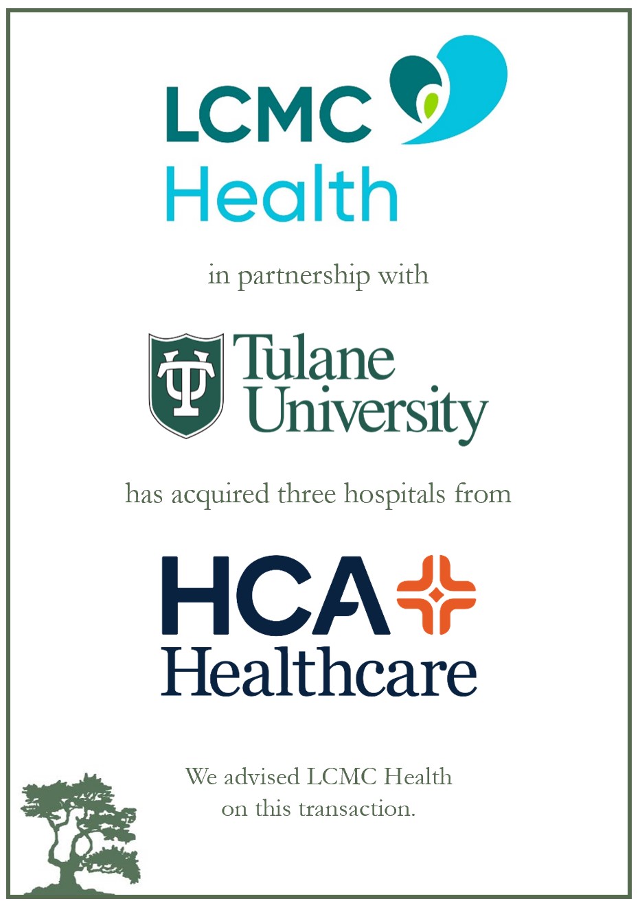 LCMC Health Has Acquired Three Hospitals From A Partnership Between HCA