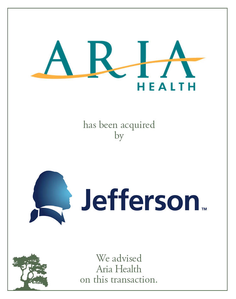 Aria Health Has Been Acquired By Jefferson - Juniper Advisory